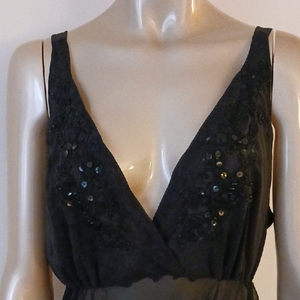 Vintage Black Nightgown